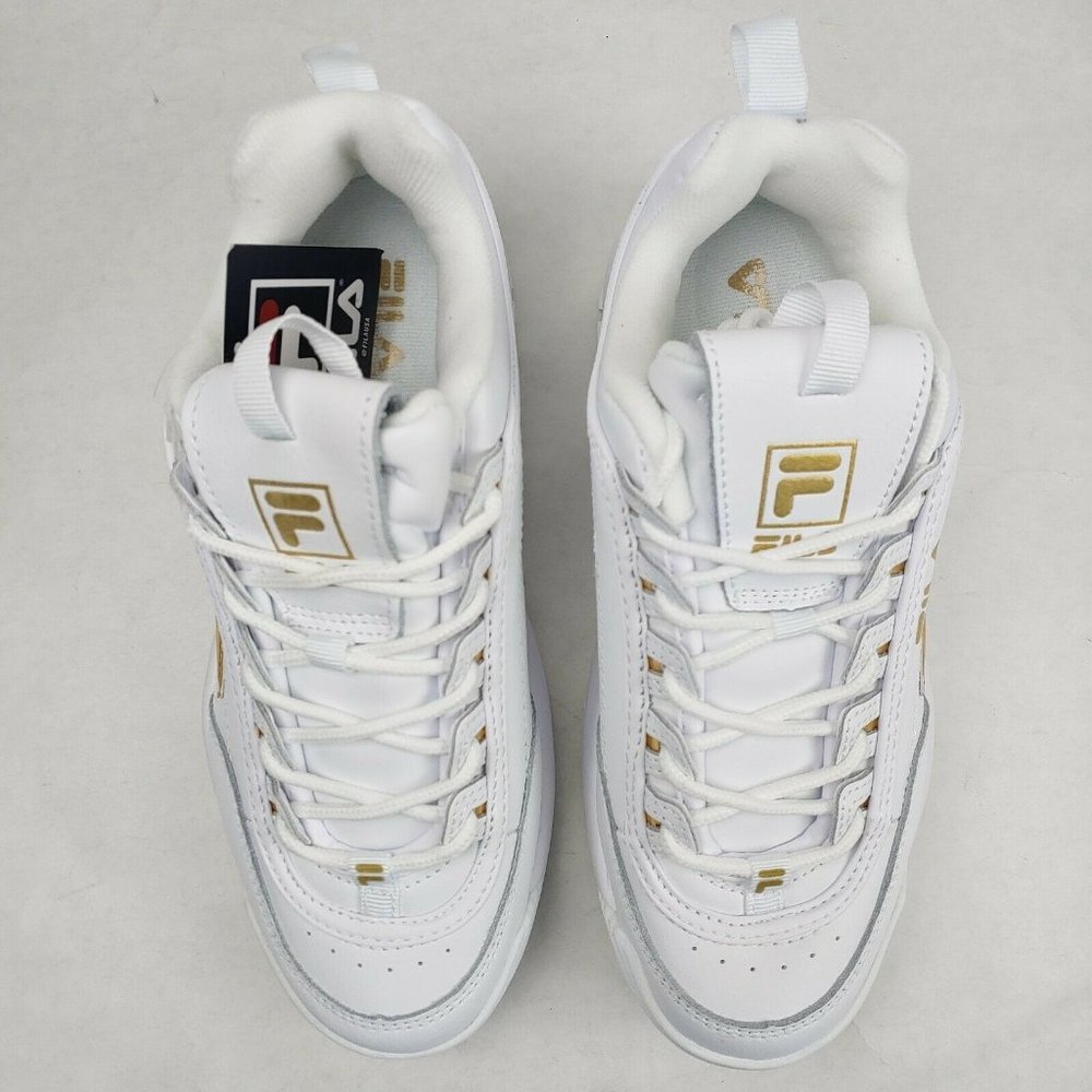 FILA Disruptor 2 II Metallic Accent Sneakers White - Picture 6 of 8